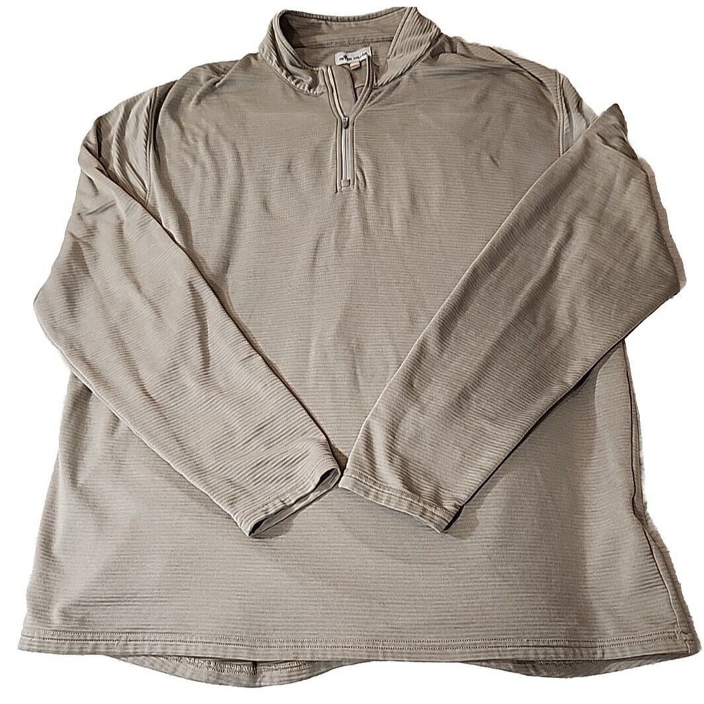 Peter Millar Golf Crown Wicking 1/4 zip Pullover Long Sleeve Sweater Extra Large